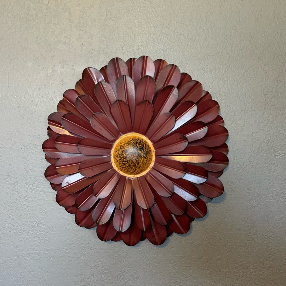 Flower wall decor